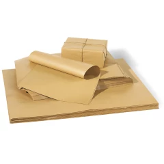 Packpapier 75x100cm, 80g/qm, braun. Natronmischpapier, Bogenware. ca. 420 Bogen je Packung