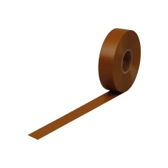 Isolierband Weich-PVC 19mm breitx33 lfm., 120µ. braun, Kunststoffkern. Naturkautschukkleber