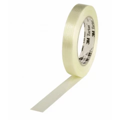 Filamentband 19mm breitx50lfm, 100µ. transparent, fadenverstärkt,. Hotmeltkleber, 3M Scotch 8953
