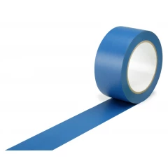 Bodenmarkierungsband 50mm breitx33lfm, 150µ. blau, PVC-Folie.