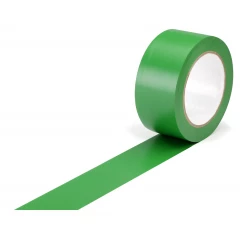 Bodenmarkierungsband 50mm breitx33lfm, 150µ. grün, PVC-Folie.