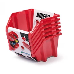 Storage bin set BINEER short- red