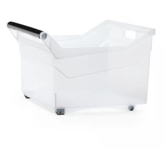 Box NUK niedrig - transparent | Größe: 38 cm x  37,9 cm x  25,6 cm (LxBxH)