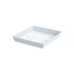 LOFLY saucer square - white | Size: 16,5 cm x 16,5 cm x 2,7 cm (LxBxH)