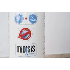 Midisis Desinfektions-Tower mit Fiebermessfunktion + Sprache