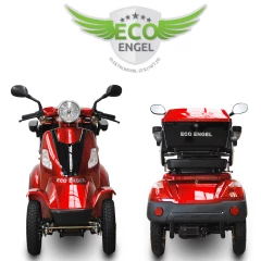 Eco Engel 510 rot mit 20 Ah Li-Io Akku Herausnehmbar Elektromobil Seniorenmobil