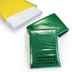 PE-Flachbeutel, Farbe grün 1700 x 2400 x 0,09 mm. einzeln verpackt, f. Matrazen. 30 St. im Karton
