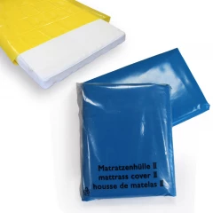PE-Flachbeutel, Farbe blau 1300 x 2400 x 0,09 mm. einzeln verpackt, f. Matrazen. 50 St. im Karton