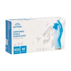 INTCO nitrile gloves blue - M