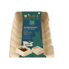 VOLKOS biodegradable litter tray. set of 3 trays